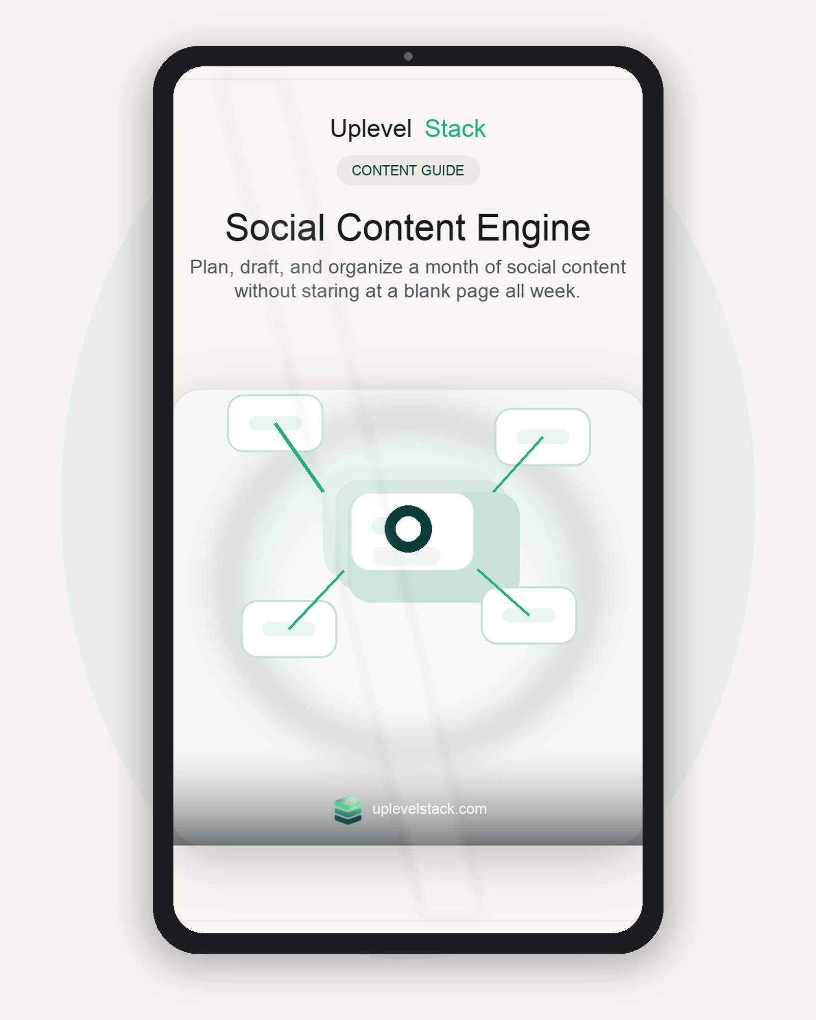 Social Content Engine cover mockup